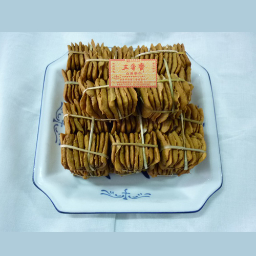 草绳扎白蒲茶干(20片/扎)